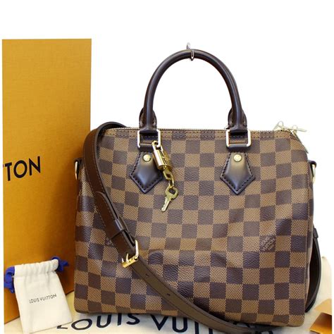 louis vuitton speedy bandouliere 25 damier ebene|speedy 25 bandouliere empreinte.